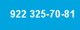 922 325-70-81 922 325-70-81